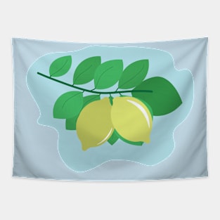 lemon illustration Tapestry