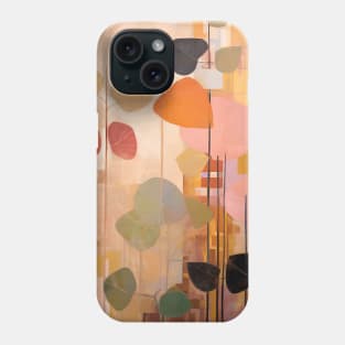 Abstract Botanical Earthy Warm Tones Phone Case