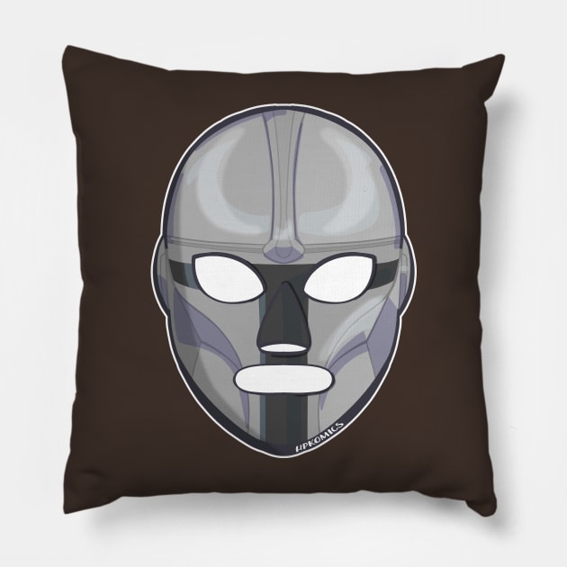 Space Wanderer Lucha Mask Pillow by hpkomic