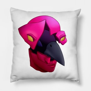 Raven Face Pillow