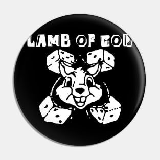 lamb of god bunny dice Pin