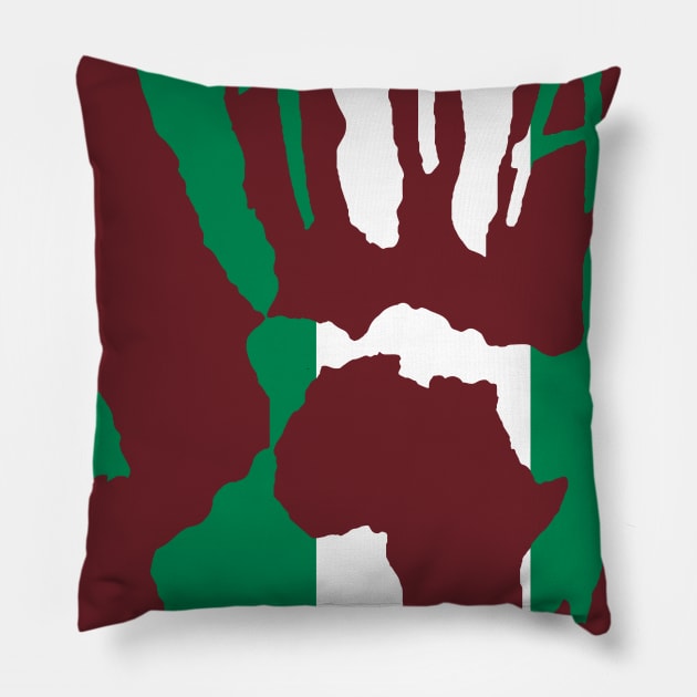 T.I.A Nigeria Pillow by This is Afrika - T.I.A