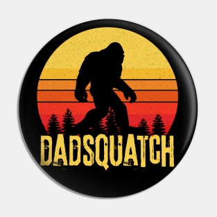 Dadsquatch Bigfoot Dad Gift Pin