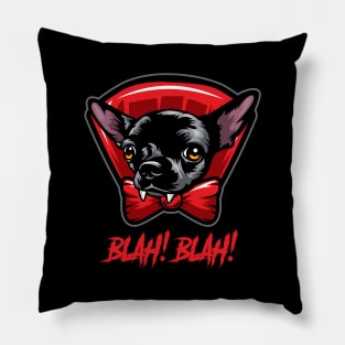 Chihuahua Vampire Halloween Pillow