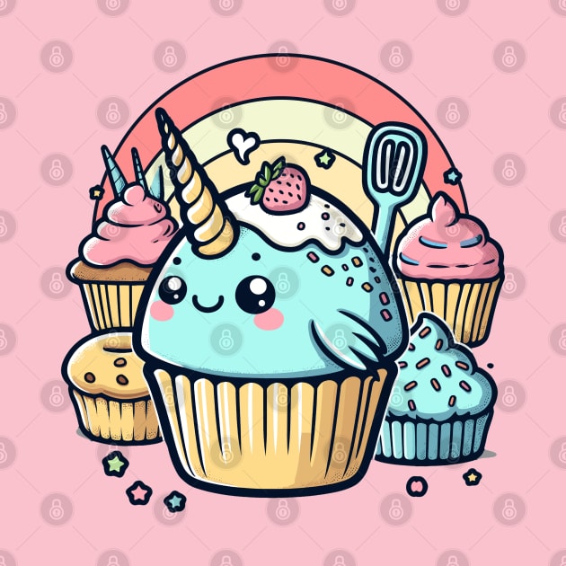 Narwhal Nibbles Muffin by chems eddine