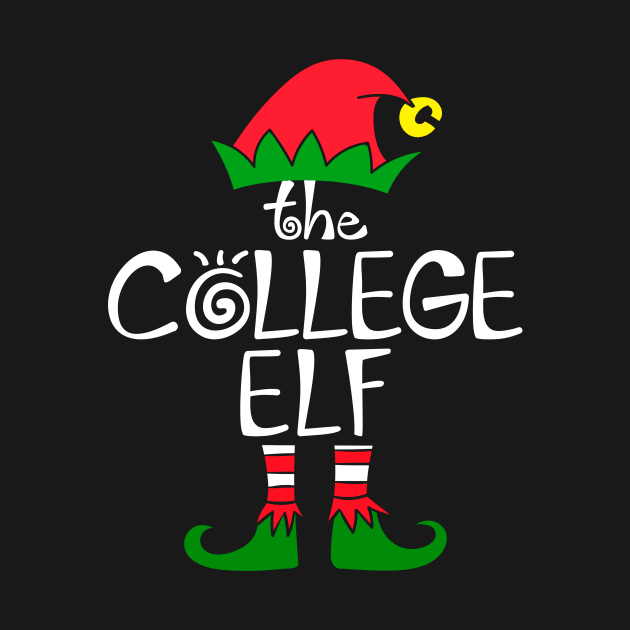 Elf Saying The College Elf Matching Family Group Christmas by calvinglory04