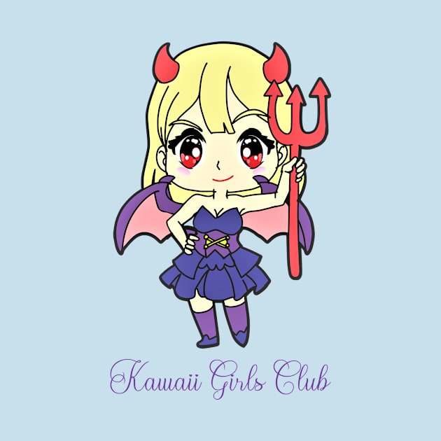 Kawaii Devil Girl by PlayfulPandaDesigns