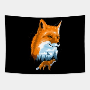 Wild Fox Tapestry