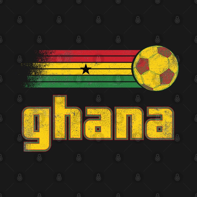 Ghana Soccer Retro Vintage by Ruffeli