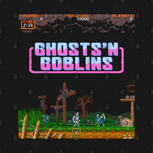 Mod.2 Arcade Ghosts 'n Goblins Video Game by parashop