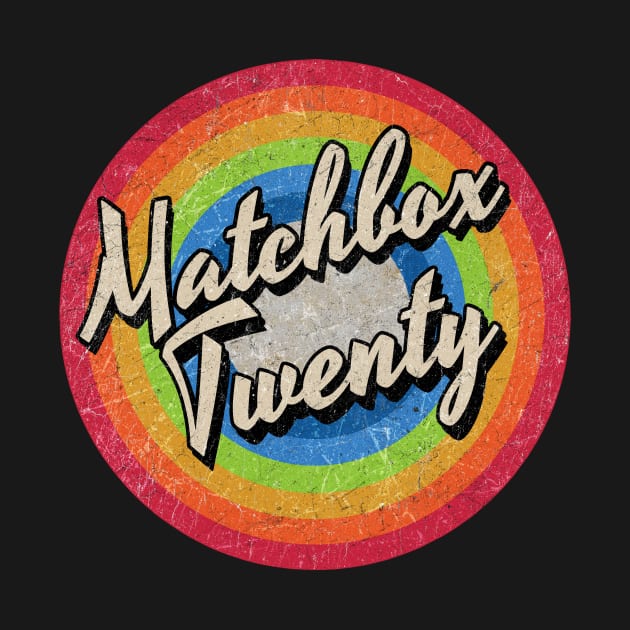 Vintage Style circle - Matchbox Twenty by henryshifter