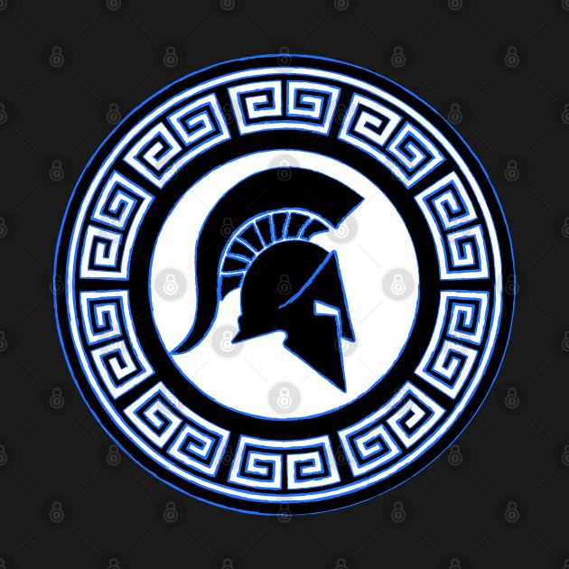 Spartan Helmet and Shield by Scar