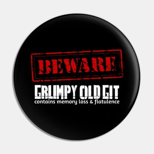 Grumpy old git Pin