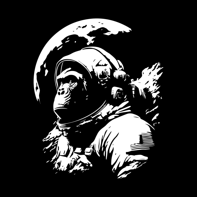 monkey on the moon by lkn