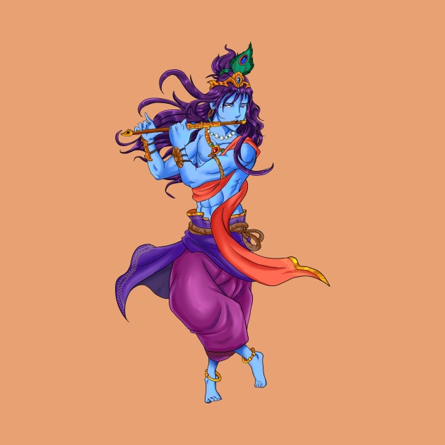 Krishna the Playful by jazylh