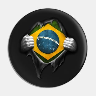 Brazil Flag. Proud Brazilian Pin