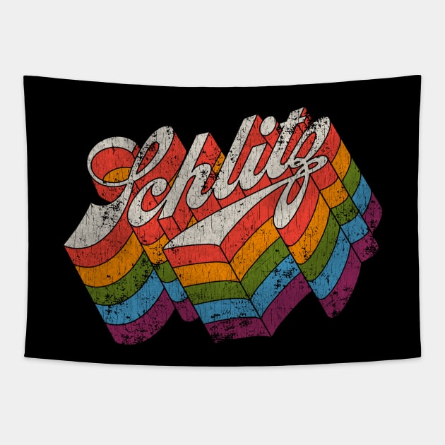 Schlitz Beer Distressed - Pride Tapestry by Joyjoy