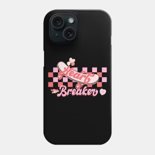 Heart Breaker Skateboard Valentines Day Phone Case