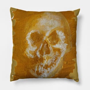 Earthy Skull Pillow