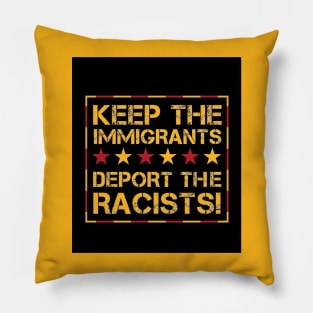 end racism Pillow