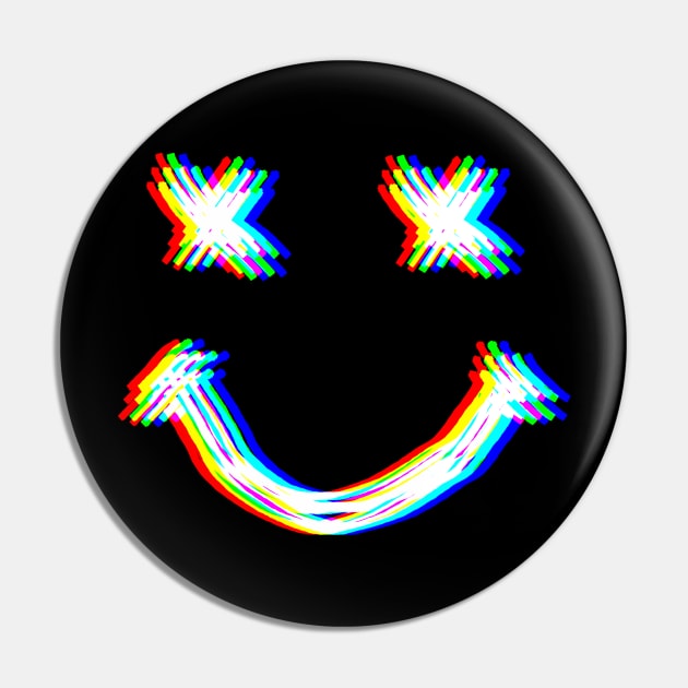 Smiley Face Glitch Pin by Mr.FansArt