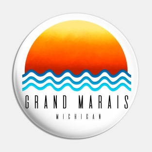 Grand Marais Michigan Pin
