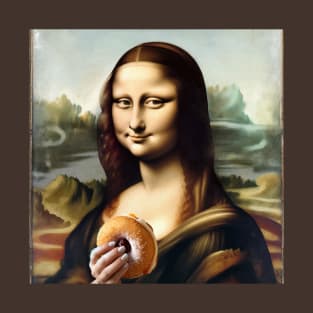 Mona Lisa Paczki Day Indulgence T-Shirt