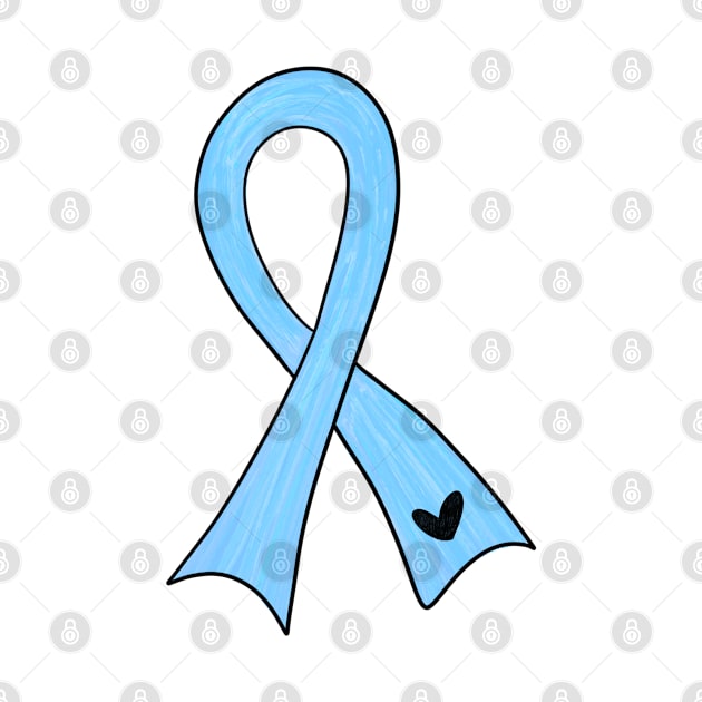 blue awareness ribbon by ithacaplus