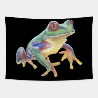 Tropical green frog Tapestry