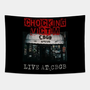 chocking victim live at cbgb Tapestry