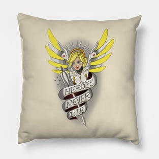 Old School Tattoo Mercy Pillow