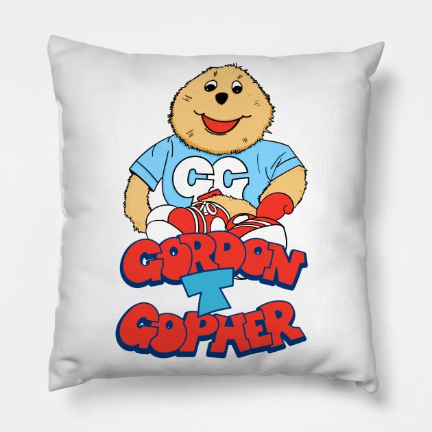 Gordon The Gopher Pillow by Meta Cortex