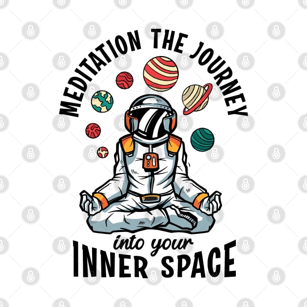Space Mushroom Meditating Solar System Science Fan by Tom´s TeeStore