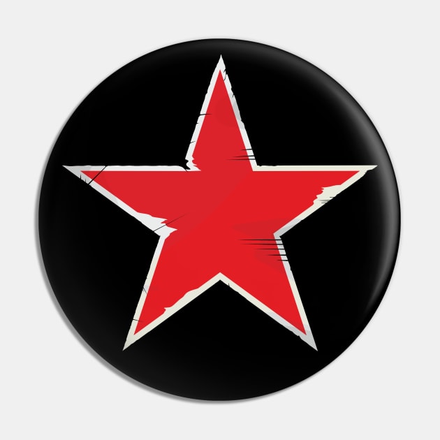 Vintage red star of the USSR Pin by FAawRay