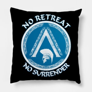 Sparta Helmet Lambda Symbol Pillow