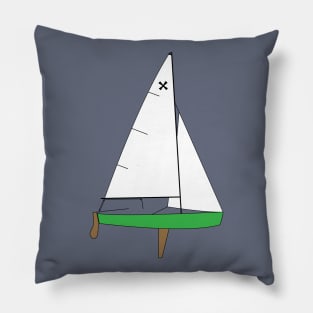 Windmill Sailboat One-Design Class Pillow