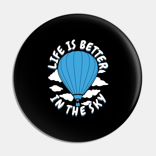 Hot Air Balloon Pilot Ballooning Balloonist Gift Pin by Dolde08