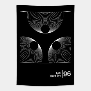 Tool - Third Eye / Minimal Style Graphic Artwork Design Tapestry