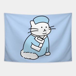 Kitty Cat Nurse Tapestry