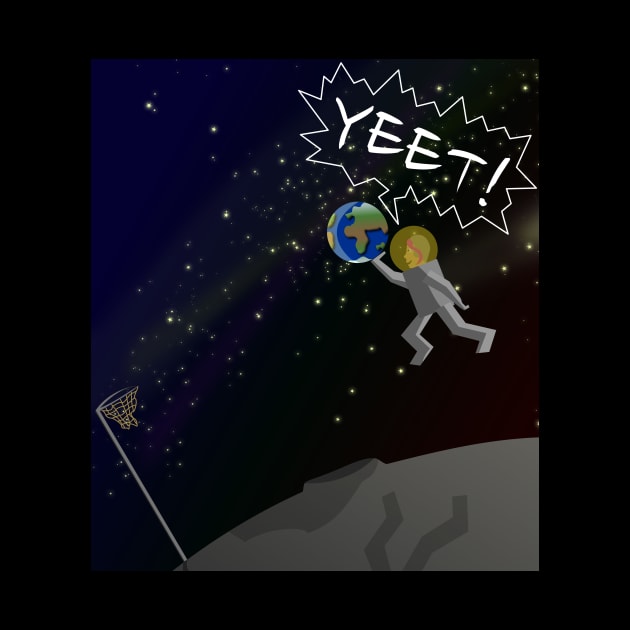 Yeet for the stars by dinomitrondesigns