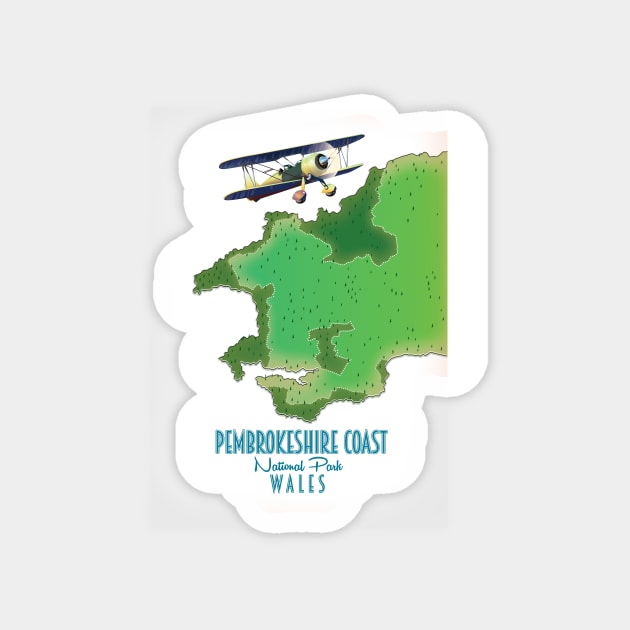 Pembrokeshire Coast National Park Magnet by nickemporium1