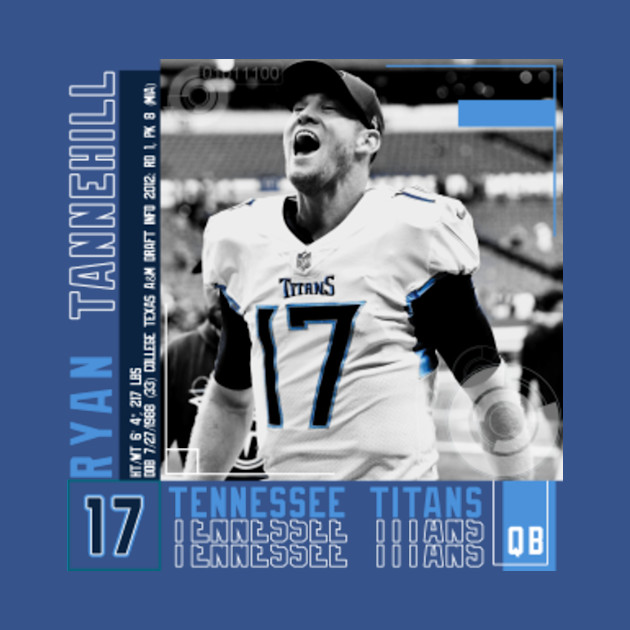 Disover Ryan Tannehill Football Edit Tapestries Titans - Ryan Tannehill - T-Shirt