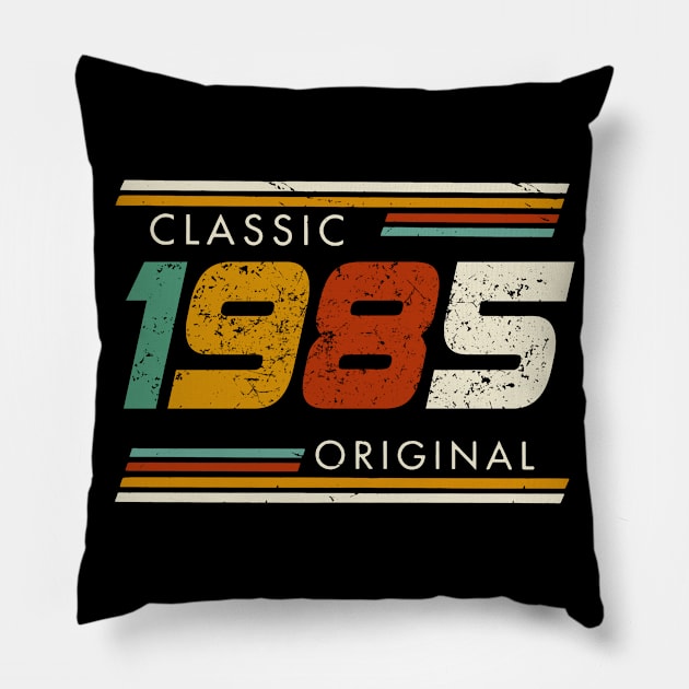 Classic 1985 Original Vintage Pillow by sueannharley12
