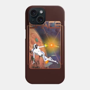 Space Girl vs Space Fleet Phone Case