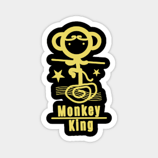Monkey King - Yellow Magnet