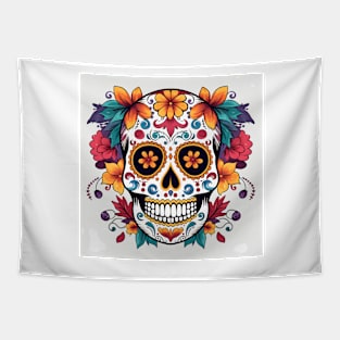 Day of the Dead Sugar Skull 13 Tapestry