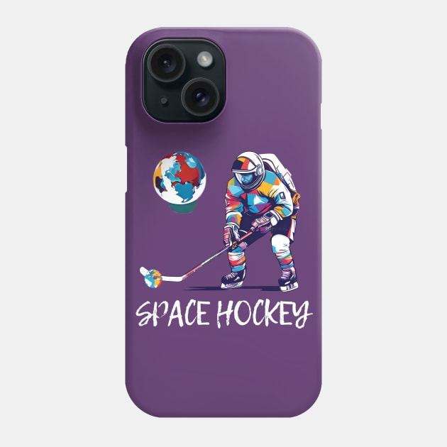 Space Hockey WPAP Phone Case by DesignArchitect