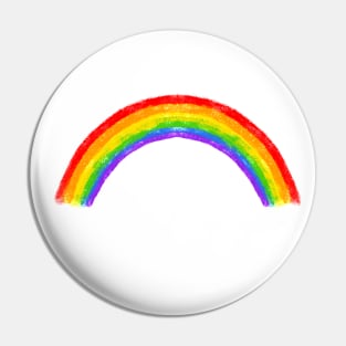 Painted Rainbow Pin