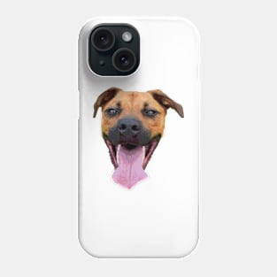 dog tongue cutout Phone Case