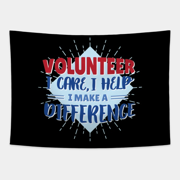 Volunteer Lettering Tapestry by consigliop